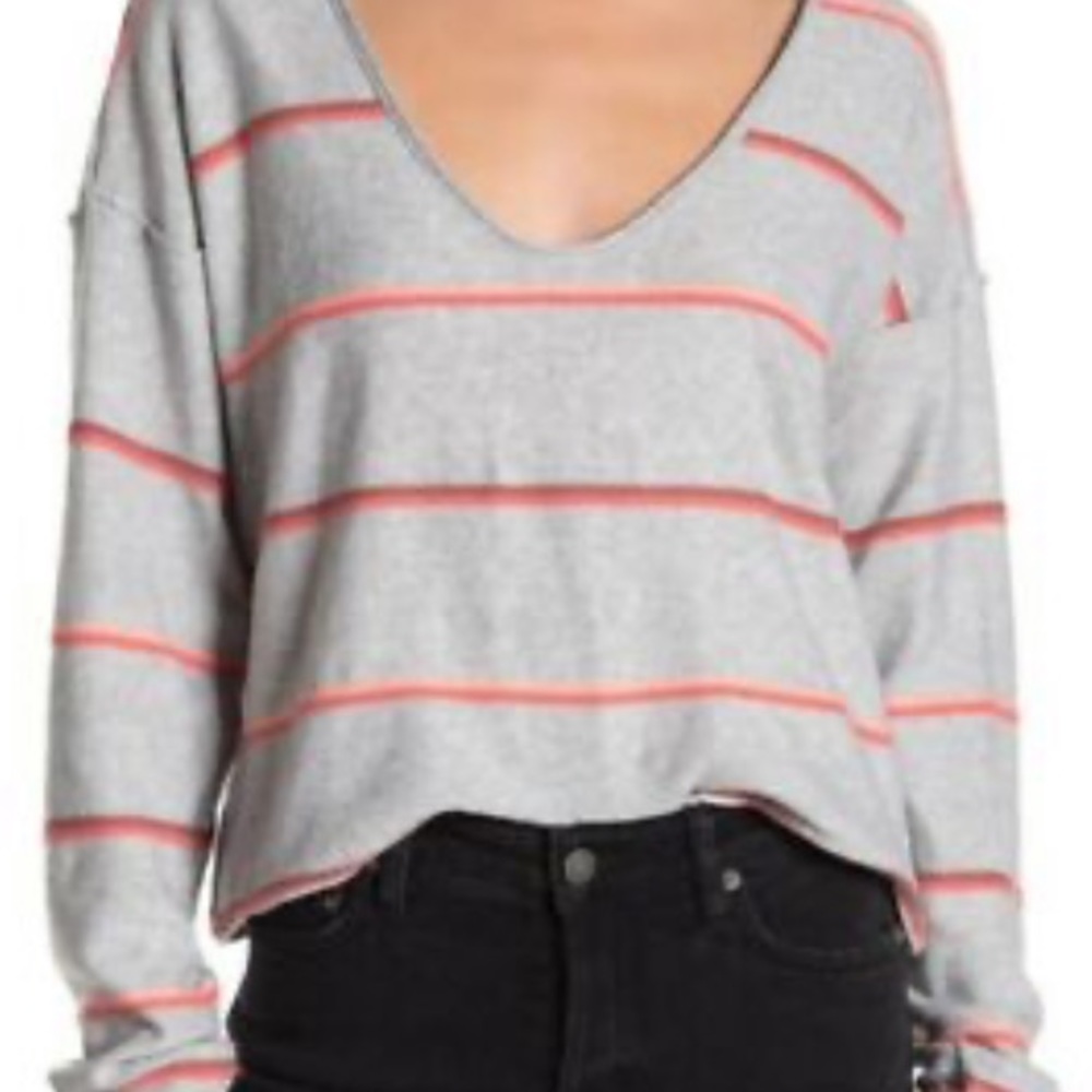 Free People Striped Sweater